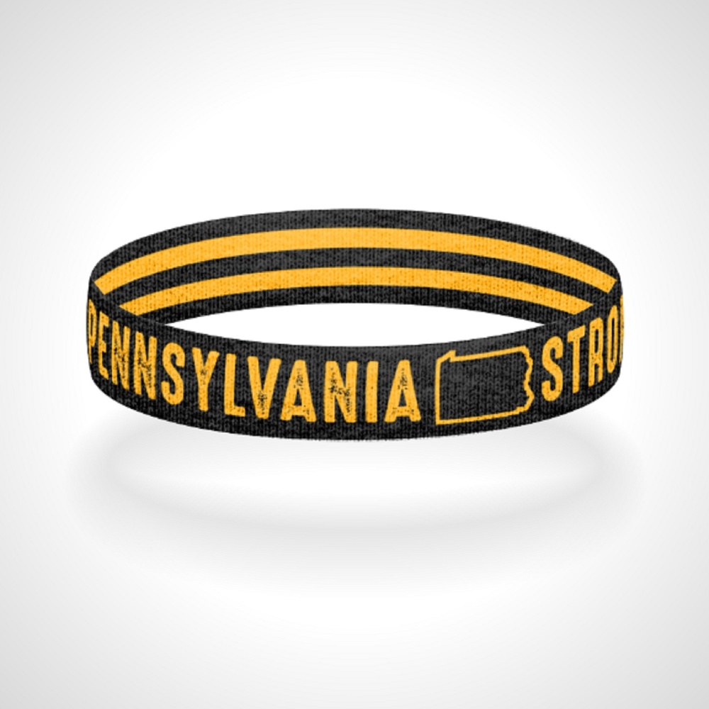 Reversible Pennsylvania Strong Bracelet Wristband